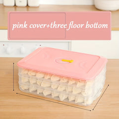 1pc Dumpling Box Quick Freeze Food Storage Tray