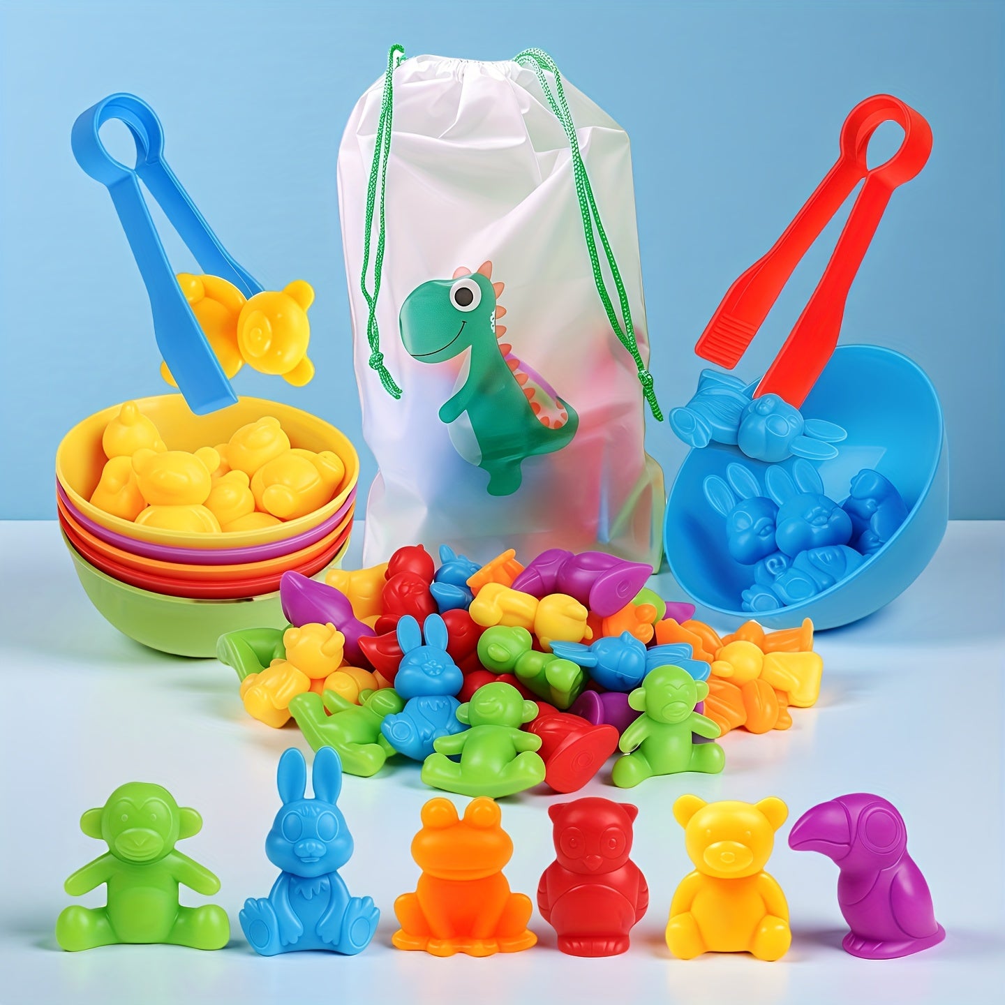 Animal Counting Toy Matching Game Learning Set Gift