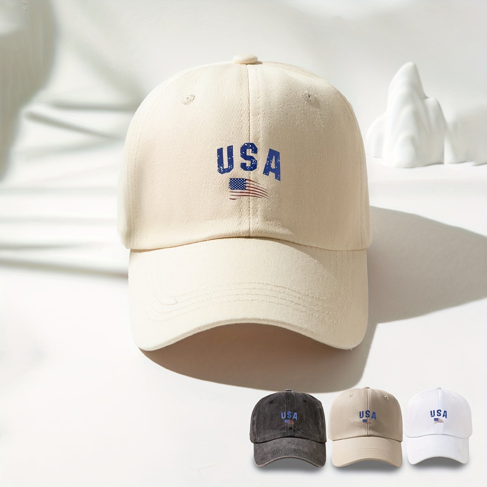 Solid Color Baseball Cap for Outdoor Sports
