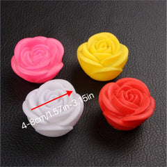 5pcs LED Rose Night Light Holiday Party Light Rose Wedding Light