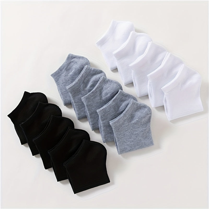 15 Pairs Soft & Lightweight Low Cut Ankle Socks Women's Stockings