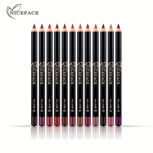 Matte Waterproof Lip Liner Pen Nude Contouring Makeup Stick
