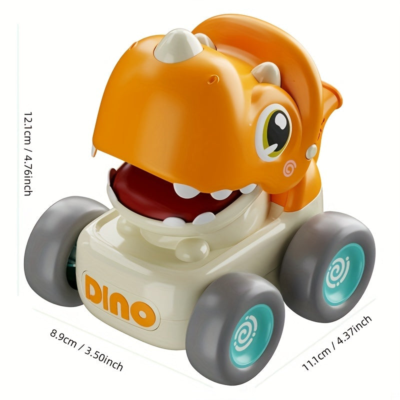Press Whistle Dinosaur Toy Car Boys And Girls Gift