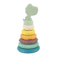 Silicone Stacking Rings Toy for Toddlers Educational Recognition