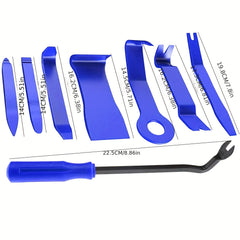 8pcs Auto Trim Removal Tool Kit Car Panel Door Window Clip Fastener Remover Pry