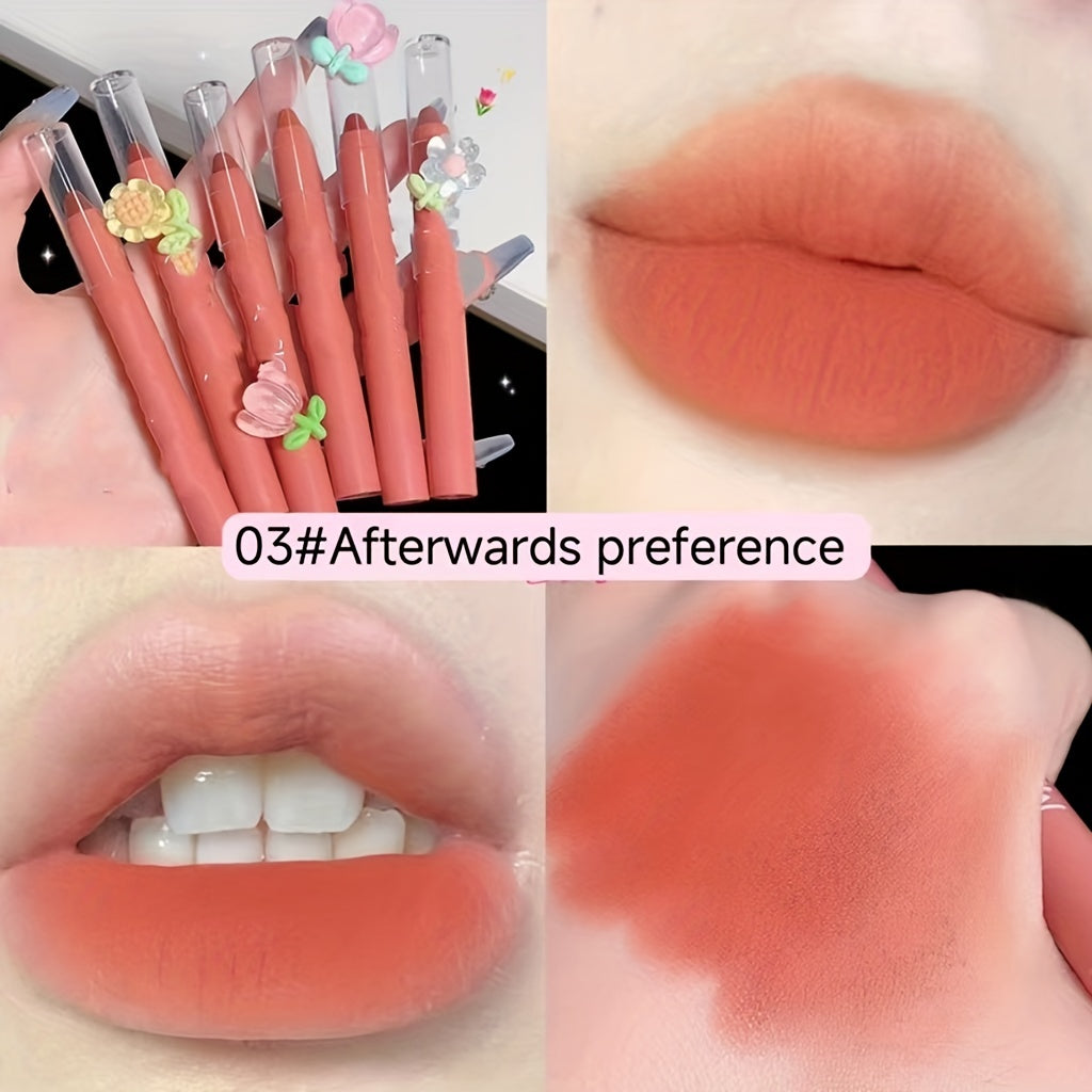 Natural Nude Lip Liner Pen Matte Waterproof Cream Lipstick