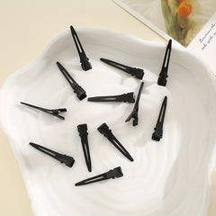 12pcs Solid Style Frosted Hair Clip for Women