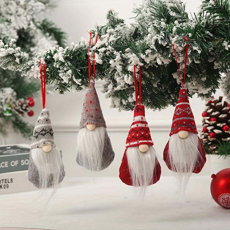 Christmas Doll Pendant Santa Claus Figure Christmas Tree Party Gift