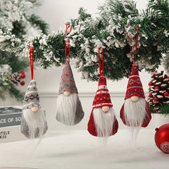 Christmas Doll Pendant Santa Claus Figure Christmas Tree Party Gift