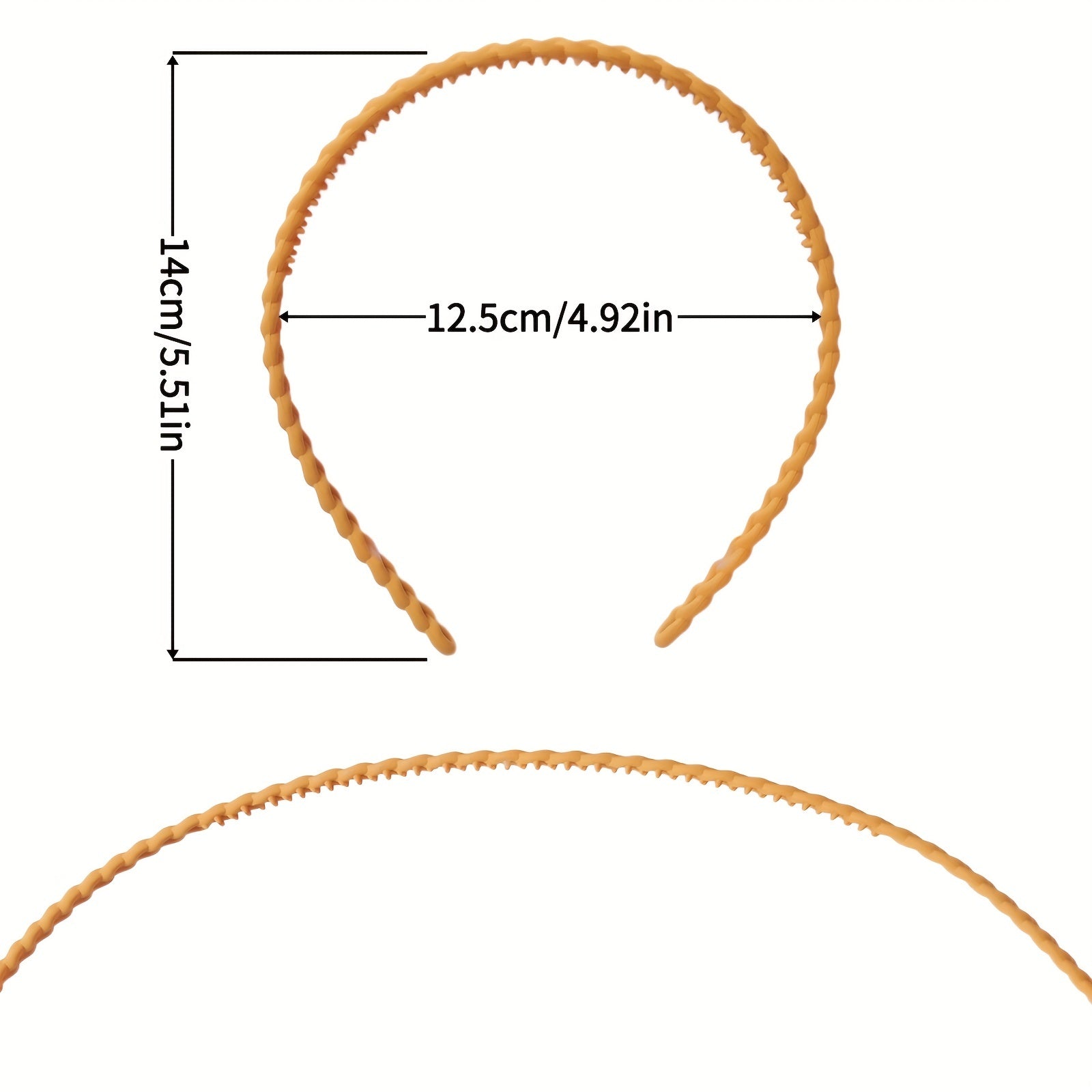 10pcs Skinny Headband Hair Band Nonslip Headdress Sweet Hair Accessories