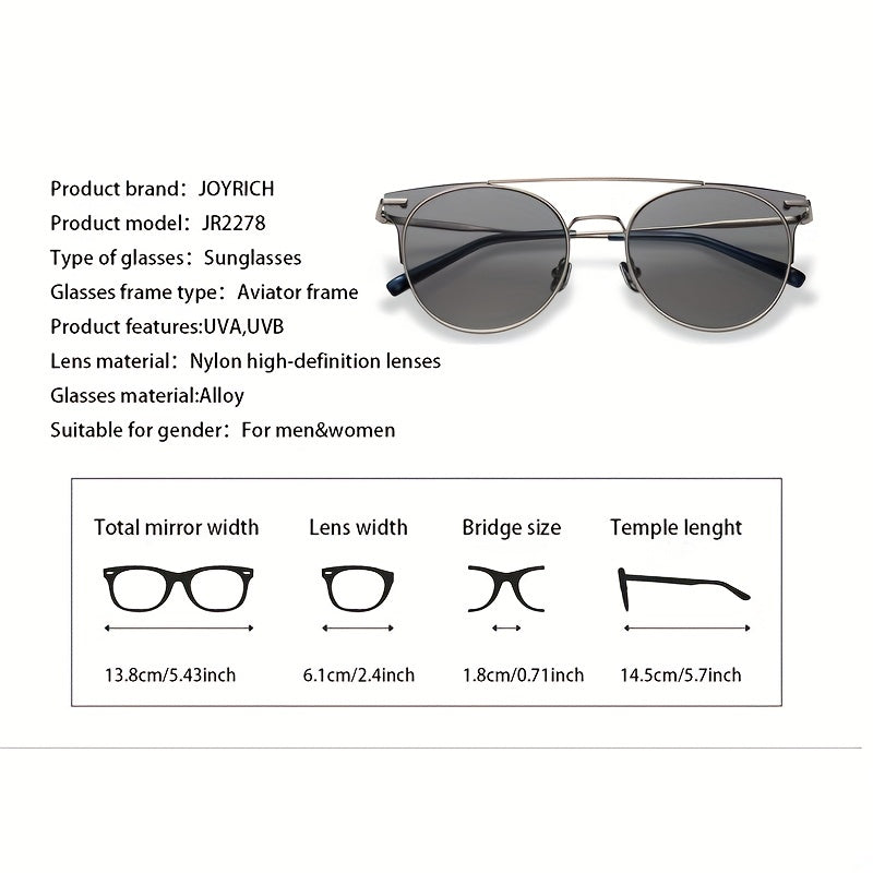 Men's Sunglasses UV Protection For Street Photography Holiday Party