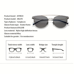 Men's Sunglasses UV Protection For Street Photography Holiday Party