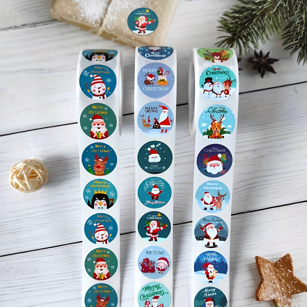 160pcs Christmas Cartoon Stickers Funny Holiday Party Decorations