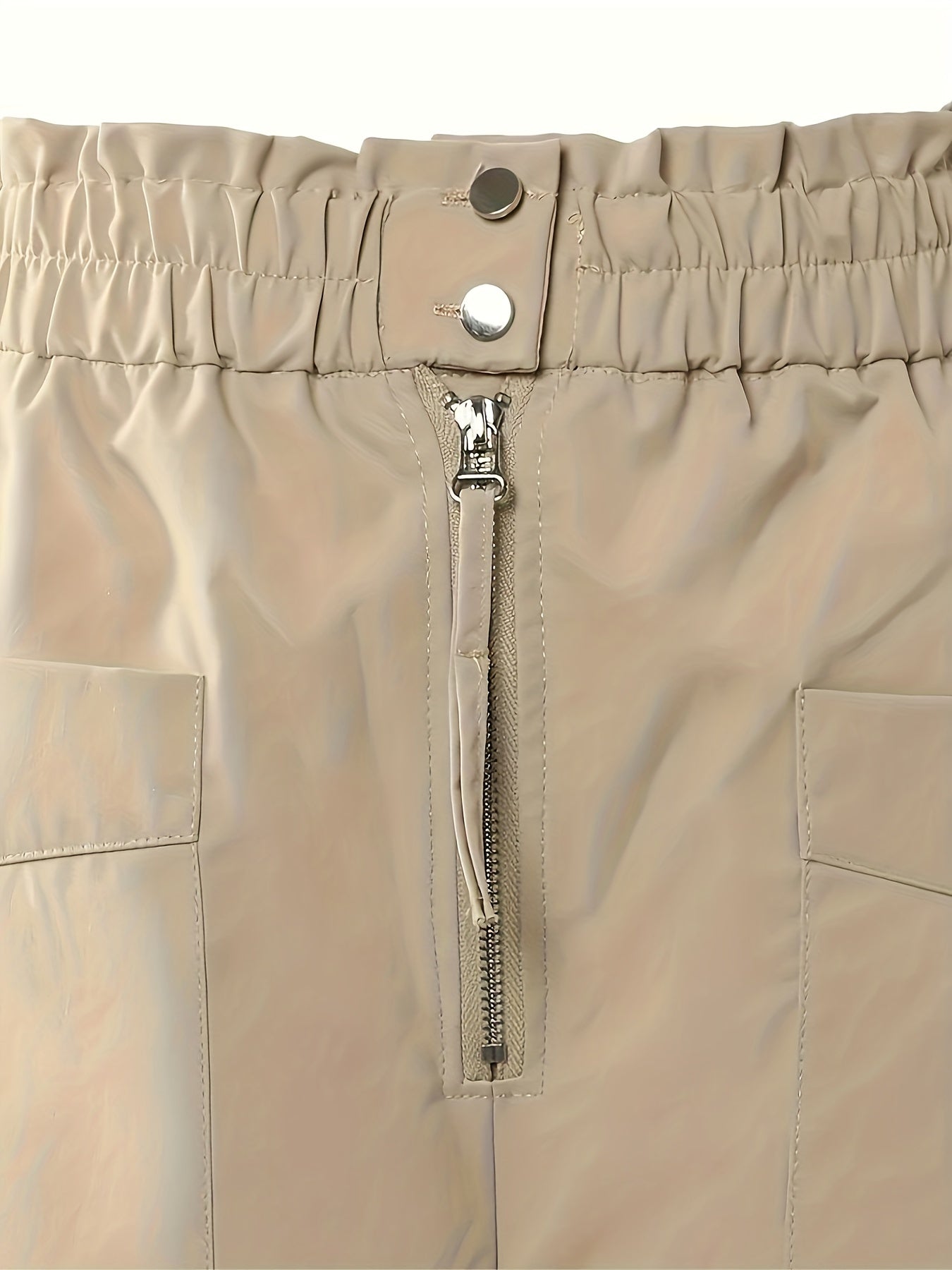  High Rise Jogger Trousers With Pockets