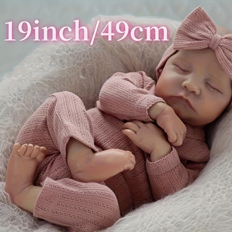 19 Inch Realistic Reborn Child Doll Vinyl Looks Like Real Kids