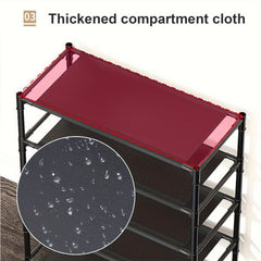 Layer Standing Shoe Rack with Shoe Storage Bench
