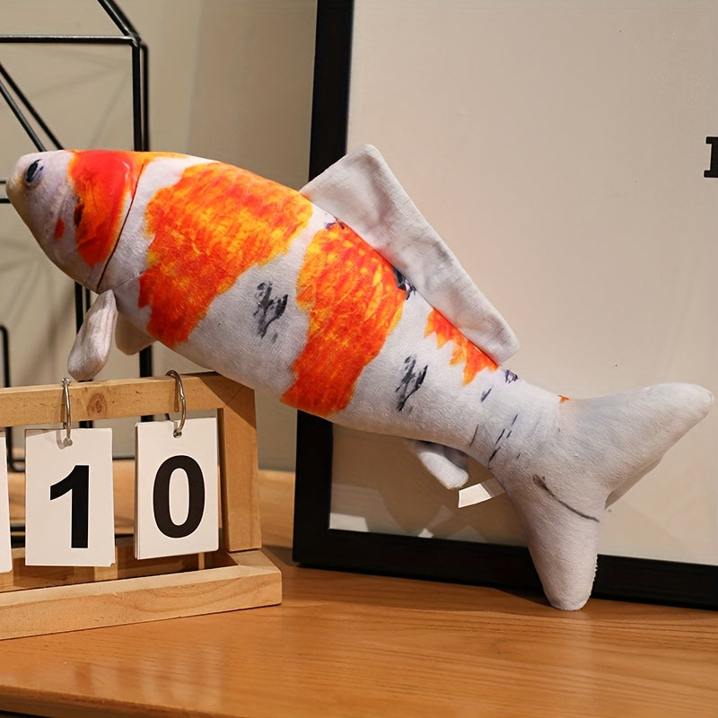 Fun Fish Plush Doll Soft Simulation Fish Plush Stuffed Animal Toy