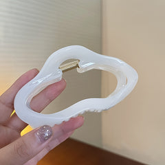 Hollow Cloud Hair Claw Clip Strong Hold Non slip Ponytail Holder