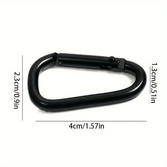 5pcs D Aluminum Mountaineering Buckle Backpack Carabiner Outdoor Camping