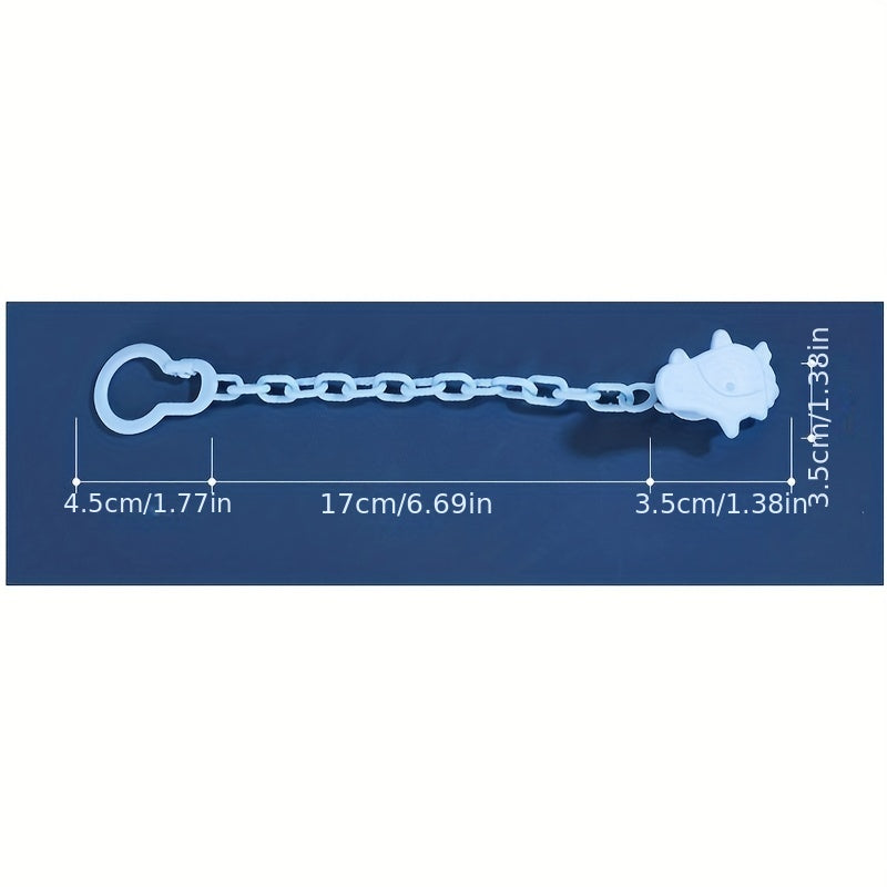 2pcs Infant Pacifier Chains Button Pacifier Chain Clip