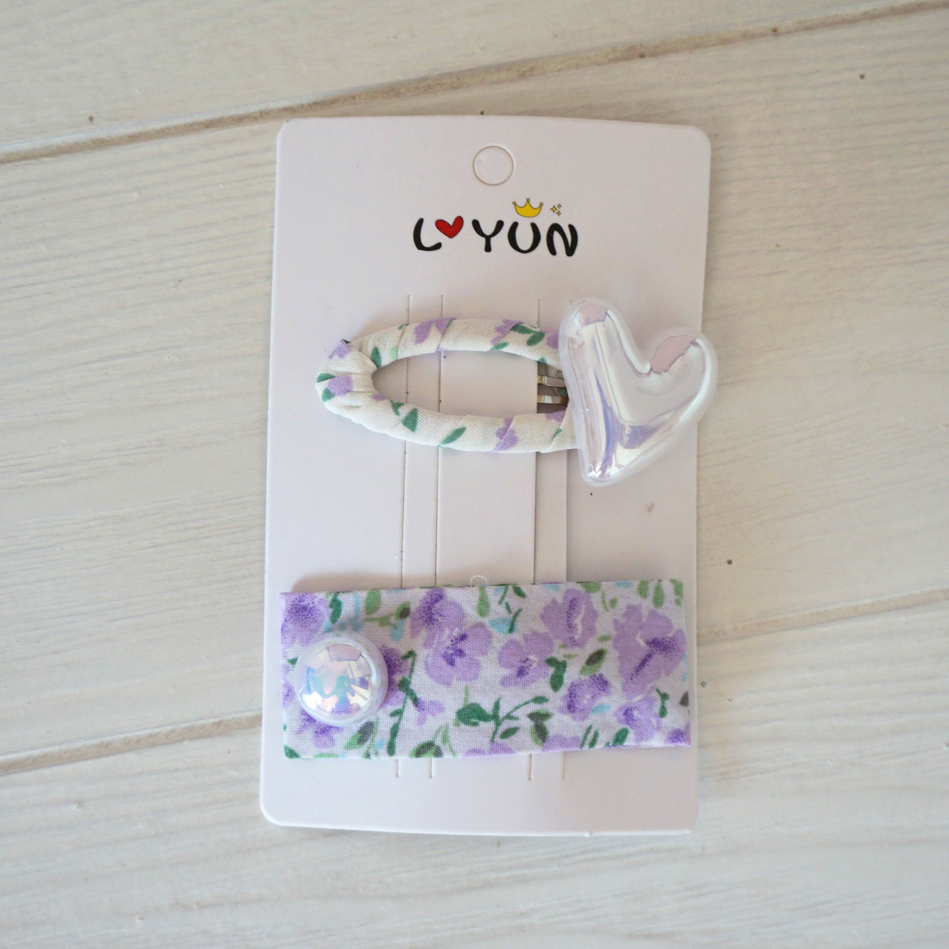 Girls Floral Print Hair Clip Hair Accessories