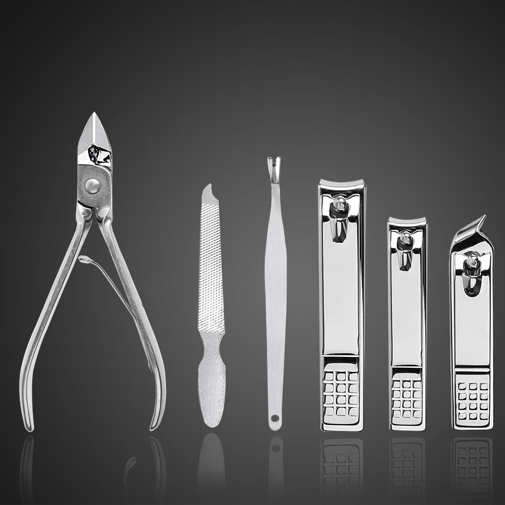 Manicure Pedicure Kit 18 Pieces Stainless Steel Professional Grooming Nail Care