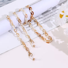 Acrylic Vintage Glasses Chain Mask Lanyard Necklace Women
