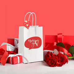 70pc Calf Gift Wrapping Bags with Handles