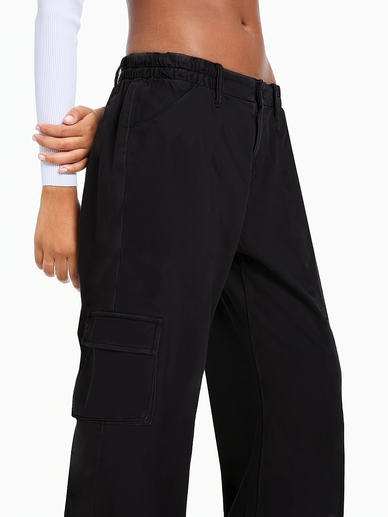  Wide Leg Cargo Pants With Pockets