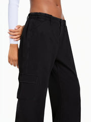  Wide Leg Cargo Pants With Pockets