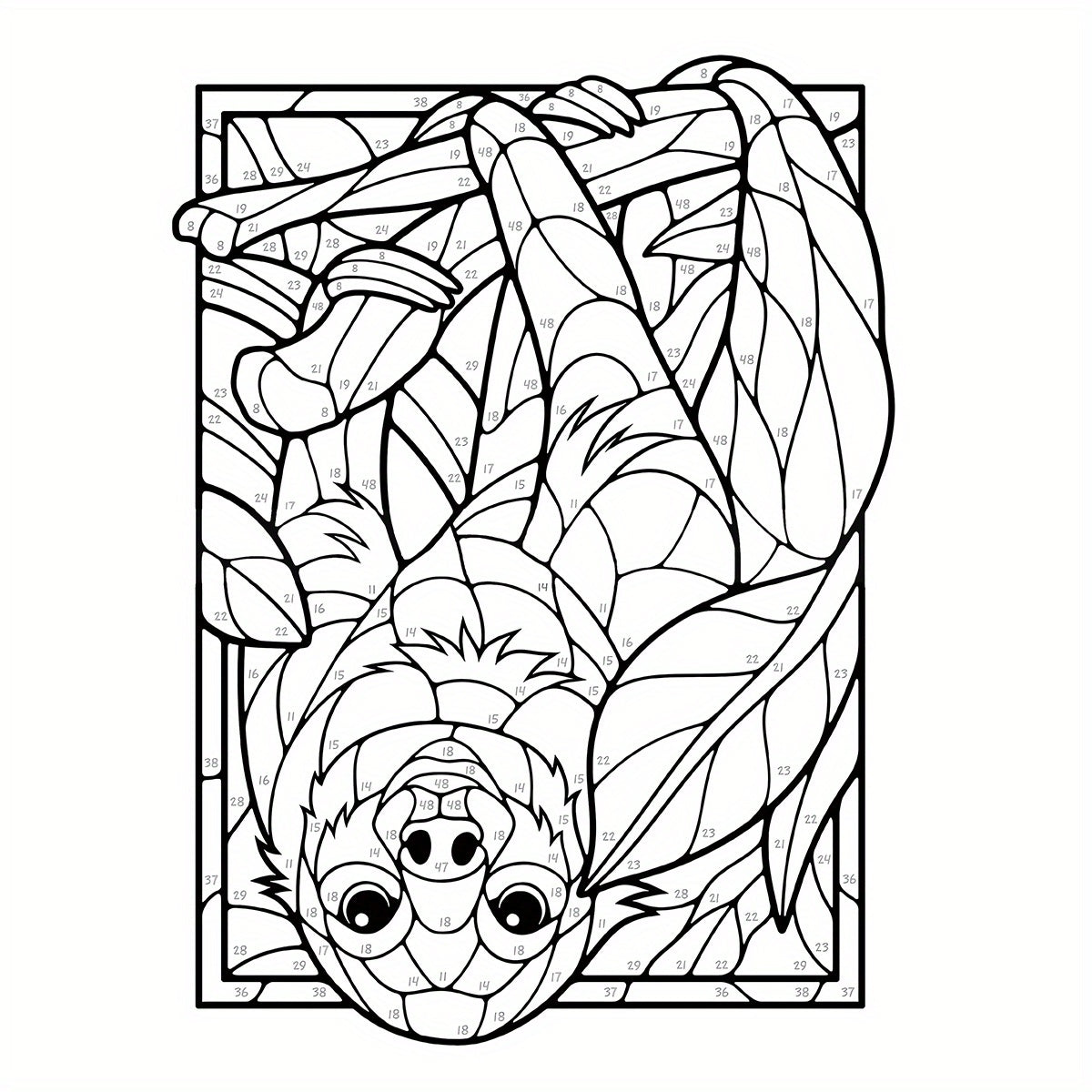 Animal Coloring Book Deluxe Edition with 22 Pages - Suitable for Adults