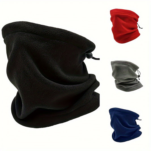 Winter Fleece Cap 3 in 1 Neck Gaiter Windproof Ski Mask