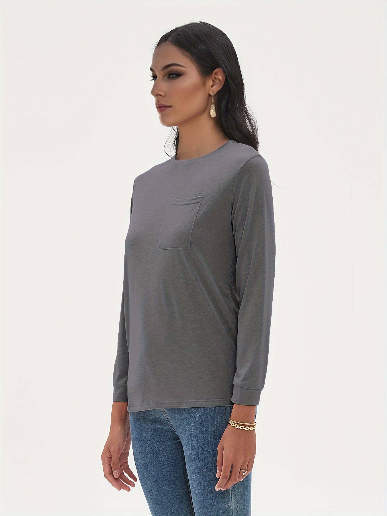 Casual Long Sleeve Sports T-shirt Women's Activewear