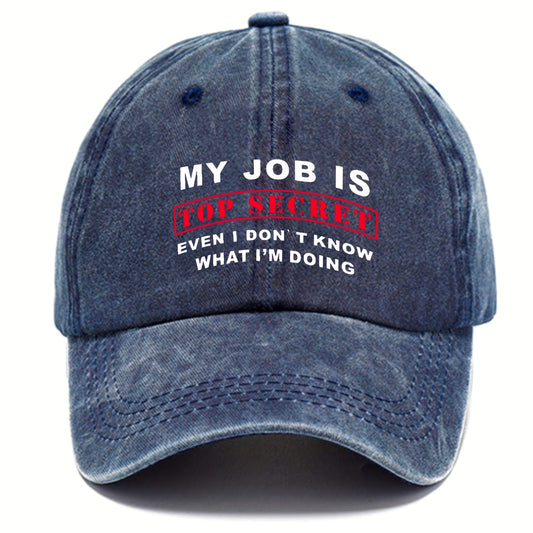 Adjustable Cotton Baseball Cap Sun Protection Hat