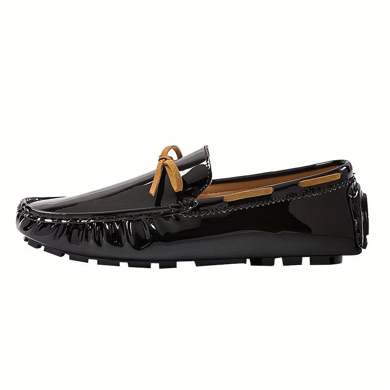 Women's Bowknot Slip On Loafers Solid Slip On Shoes