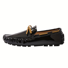 Women's Bowknot Slip On Loafers Solid Slip On Shoes