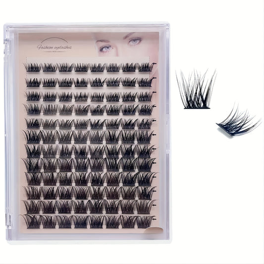 D Curl Volume Cluster Lashes DIY at Home 8-16 Mix