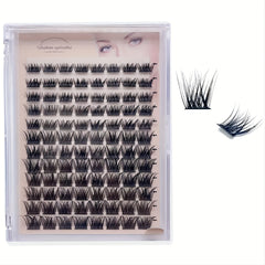 D Curl Volume Cluster Lashes DIY at Home 8-16 Mix