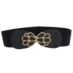 Women's Waist Belt Cover Skinny Elastic Decorative Dress Belt