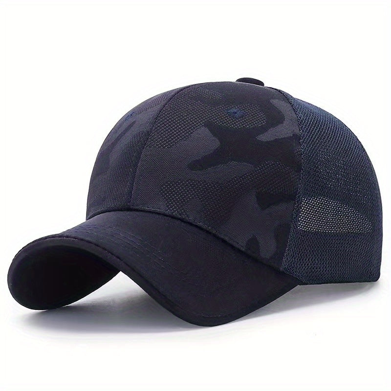 Summer Mesh Baseball Cap Camouflage Dad Trucker Hat