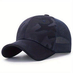 Summer Mesh Baseball Cap Camouflage Dad Trucker Hat