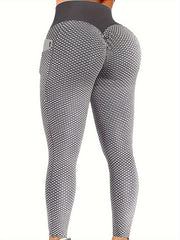 High Waist Yoga Pants High Stretch Running Sports Leggings