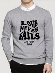 Men's All Match Knitted Sweater Crew Neck Pullover