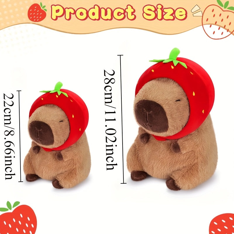 Strawberry Head Doll Guinea Pig Plush Toy