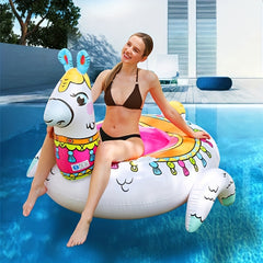 Large Alpaca Water Float Ring for Adults