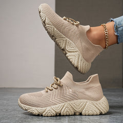 Mesh Low Top Chunky Sneakers Comfortable Running Shoes