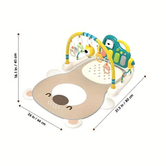 Baby Kick and Play Piano Mat with Sensory Toys