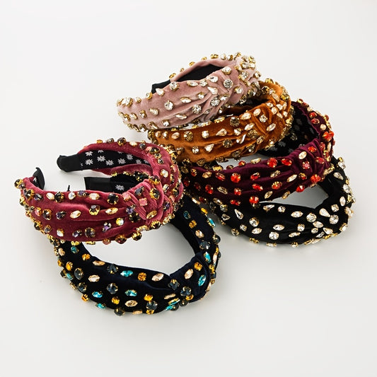 Corduroy Headband Vintage Fall Winter Boho Hairband