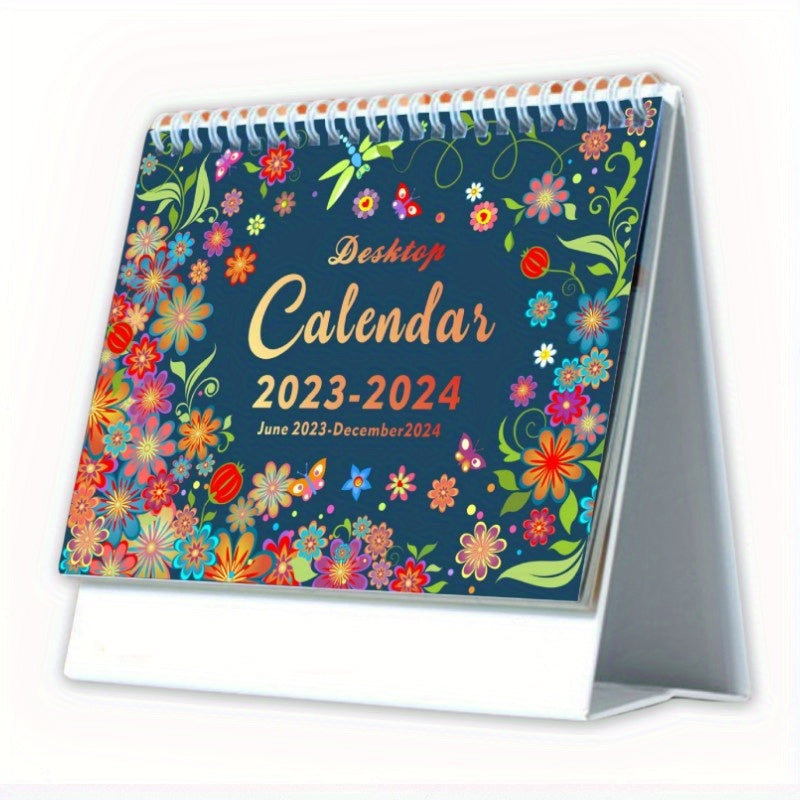 20x20 Years Fresh Fancy Style English Desk Calendar with National Holiday Markin