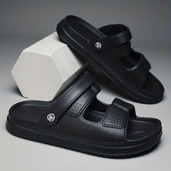 Men's Non Slip Platform Slides Comfortable Cloud Slides